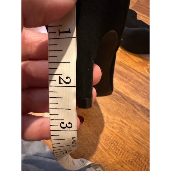 Marc Fisher Women's Faux Suede Glorry Kitten Heel Ankle Boots Black Size 9 NWOB - Picture 11 of 11